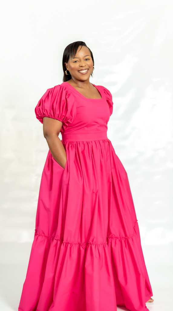 Dineo Dress - Back View by ZanBlack