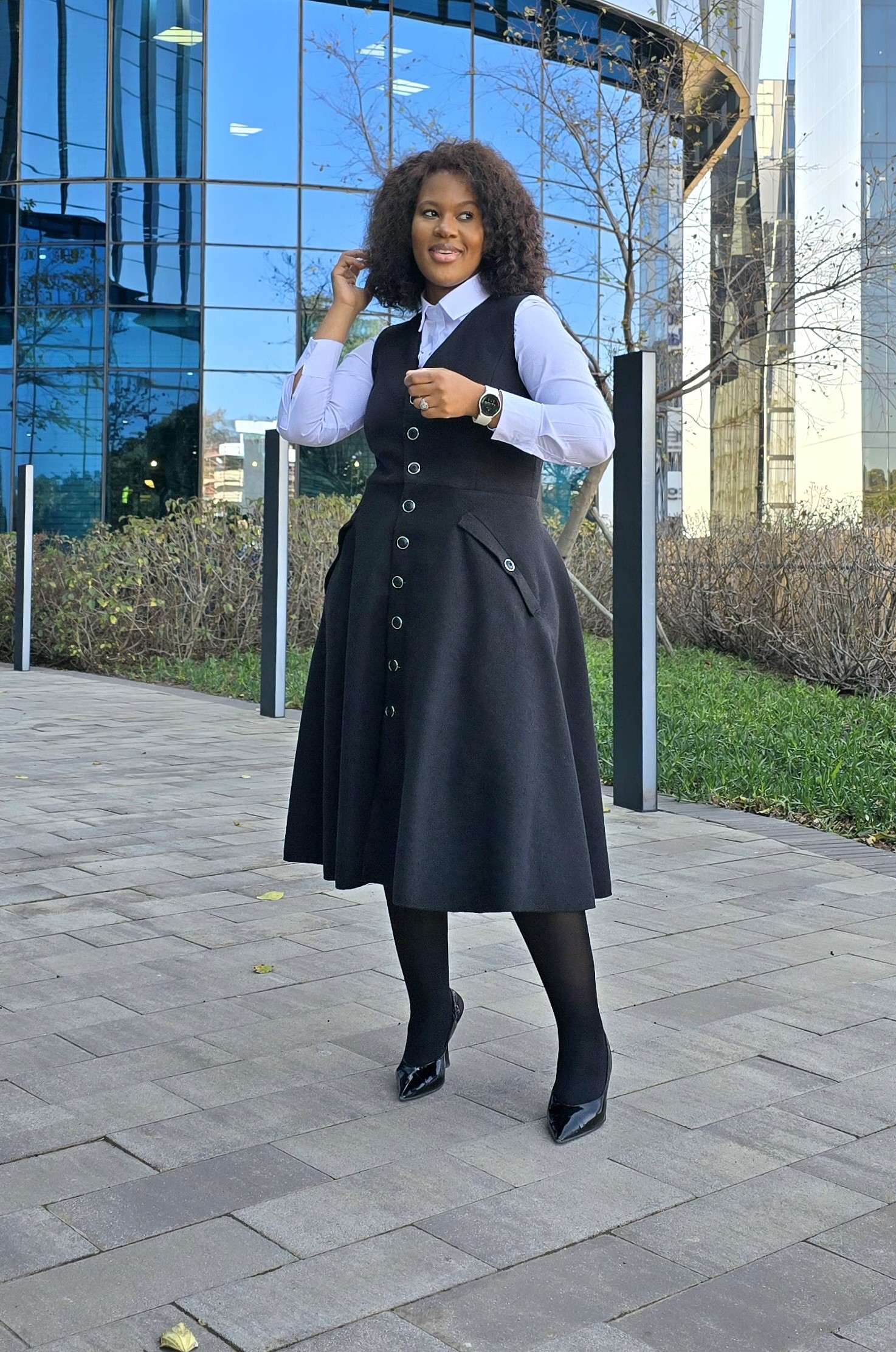 Melton Dress - Product Image